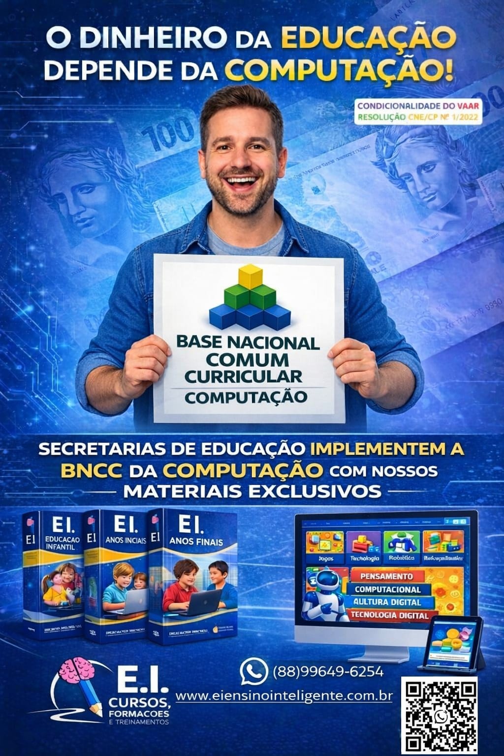 Alunos engajados em atividades de letramento digital