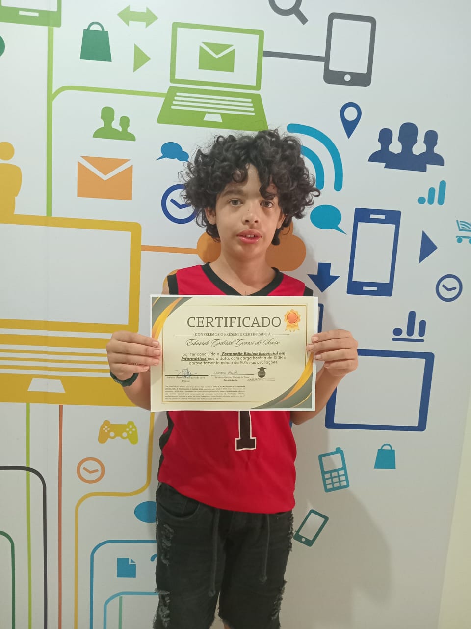 Entrega de certificado E.I Ensino Inteligente